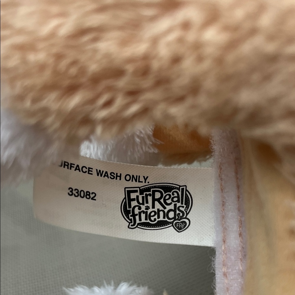 Tan and White Plush Pony - Picture 2 of 6